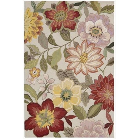 NOURISON Nourison 10437 Fantasy Area Rug Collection Ivory 2 ft 6 in. x 4 ft Rectangle 99446104373